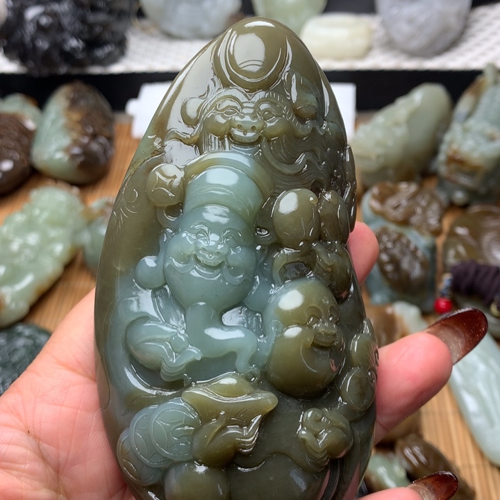 和田玉把件未镶嵌L*X