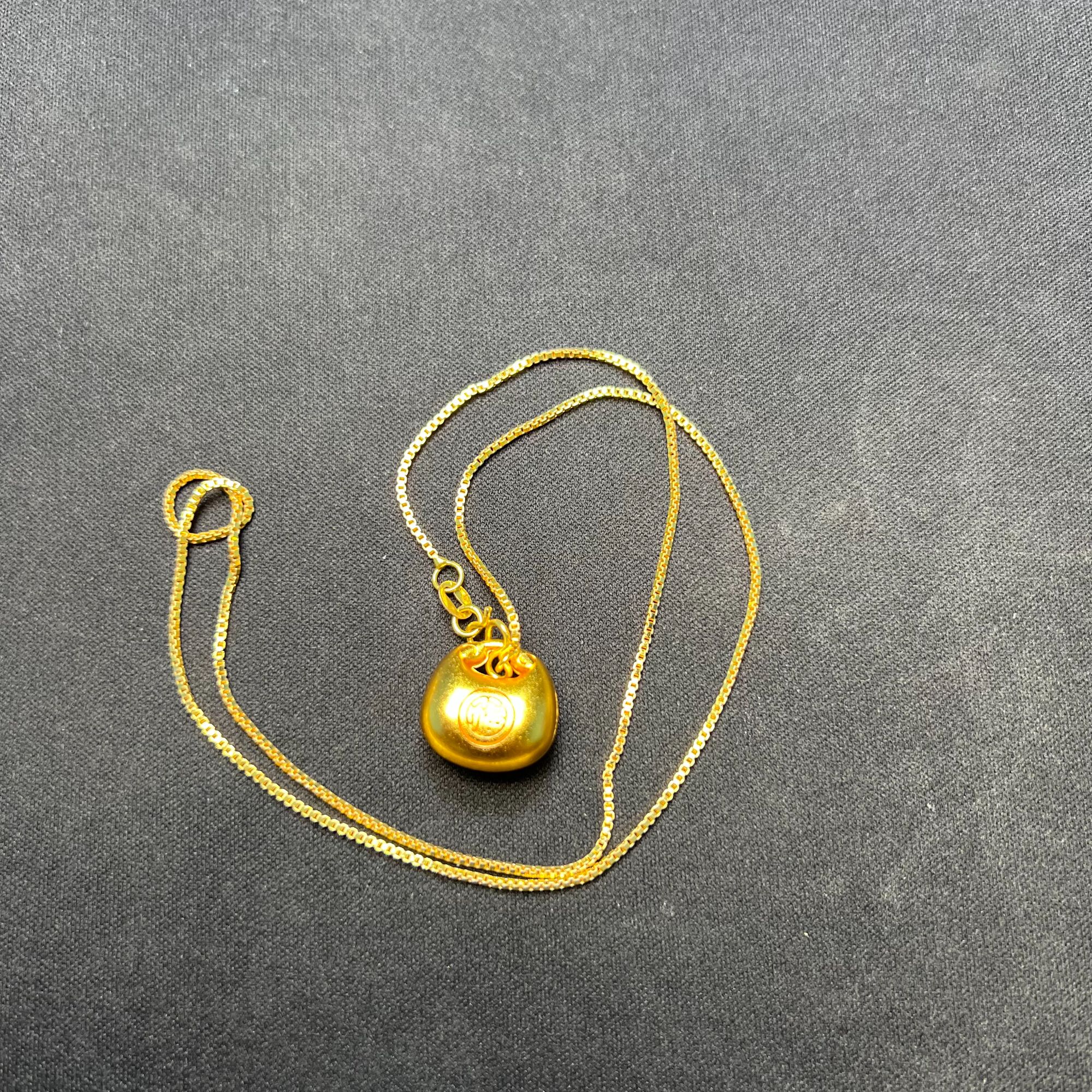 小胖福锁吊坠A020（无礼盒）