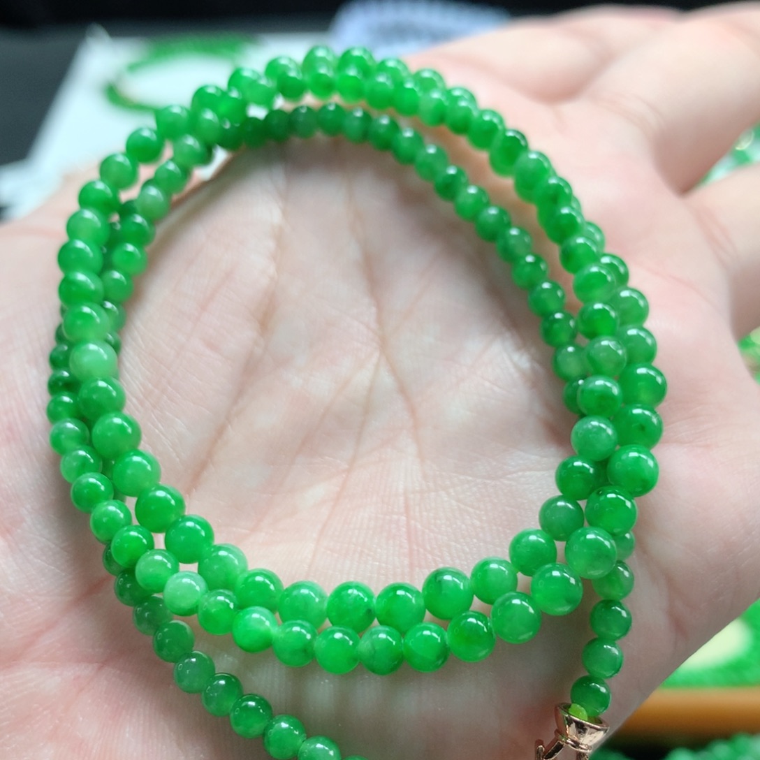 翡翠未镶嵌手链翡翠