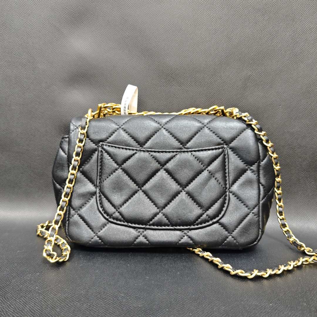 SMVP · 高定奢品 时尚潮流打造真皮女士包时尚20CM 10398 黑色球