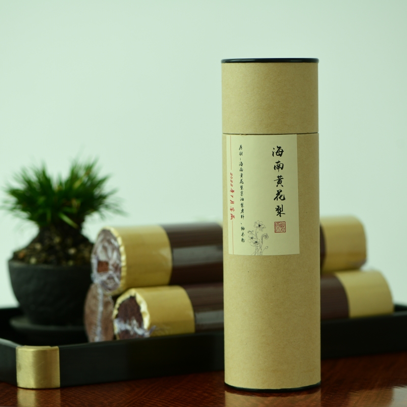 2022年7月海南黄花梨紫油梨线香250克筒装