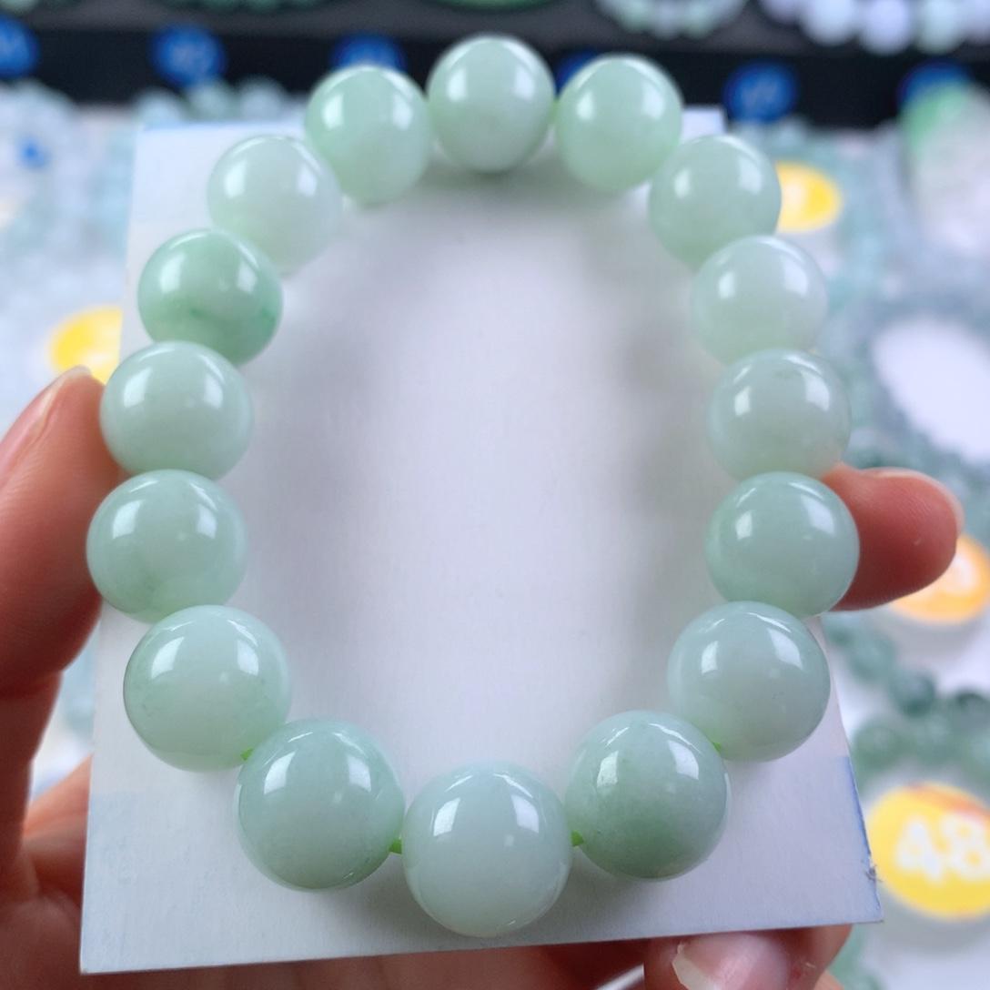 翡翠未镶嵌手链卡13