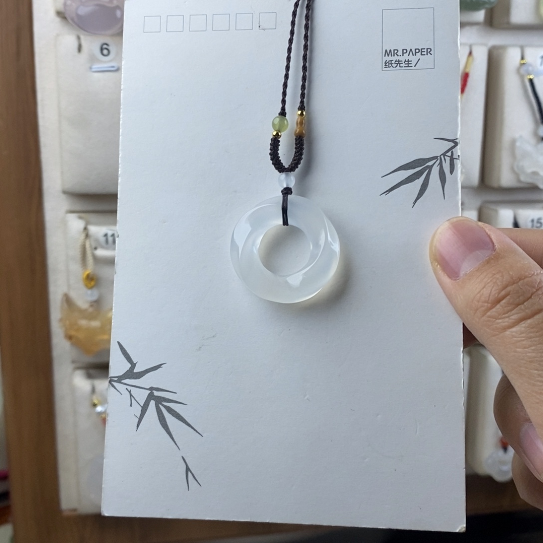 玛瑙/玉髓合金颈饰