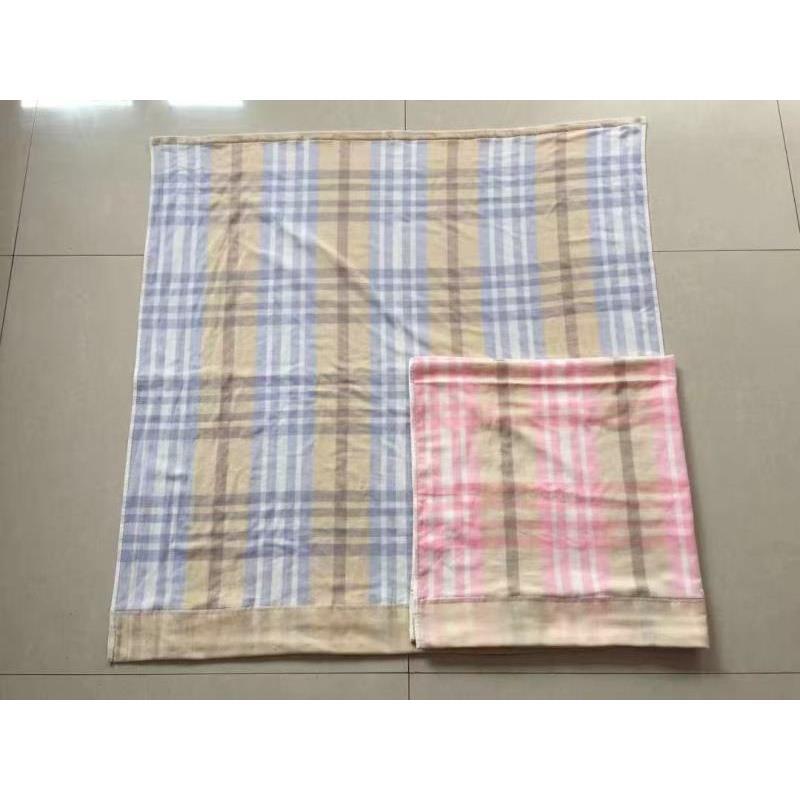 【京かわ会社】纱布童被格子不挑花色  格子1