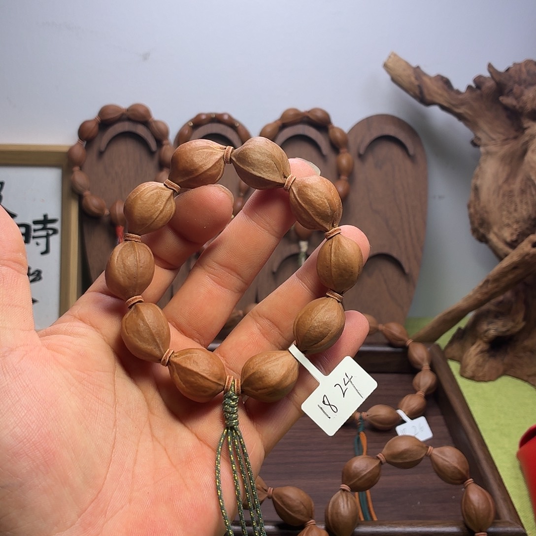 橄榄核手串/手链原生态梅林铁核18.24