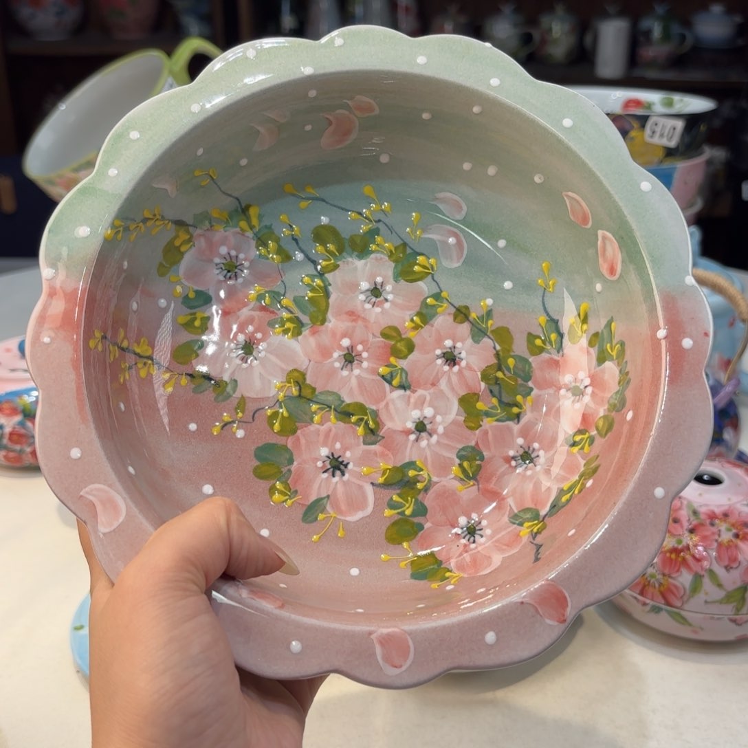 景德镇手绘高温釉下彩陶瓷茶具