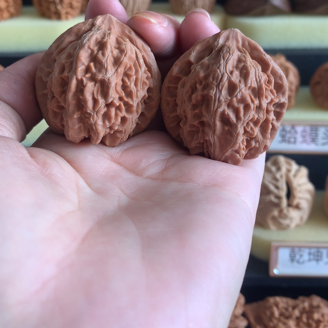 把件桃核宫灯白茬38
