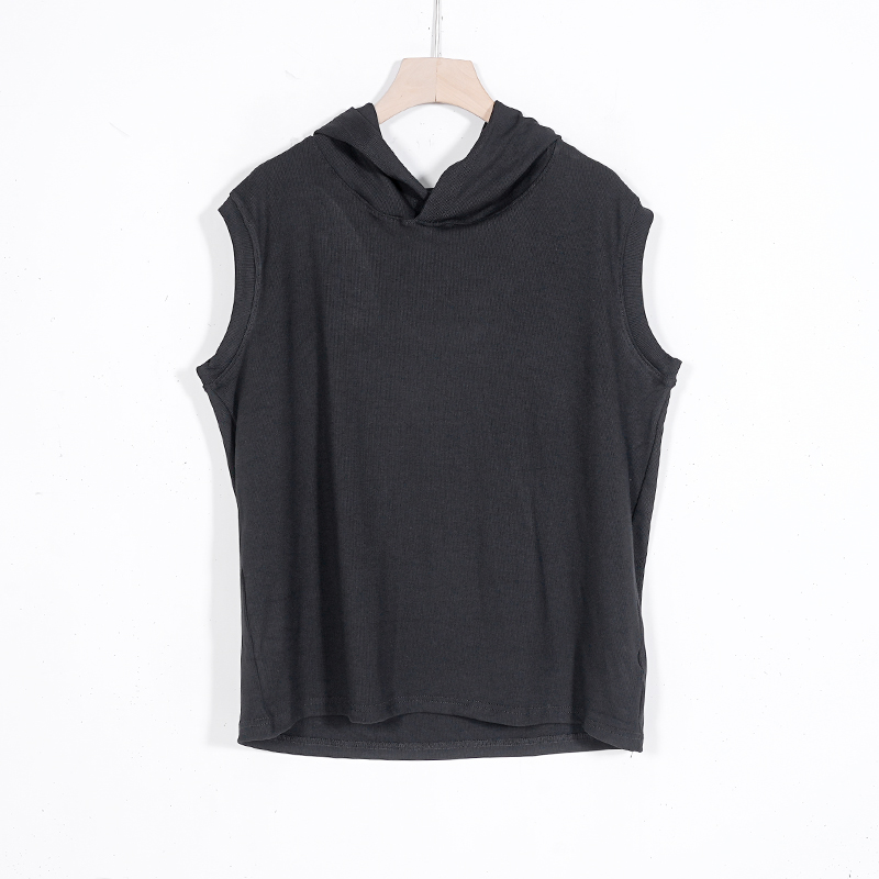 【蓉哥出品】针织连帽马甲A60