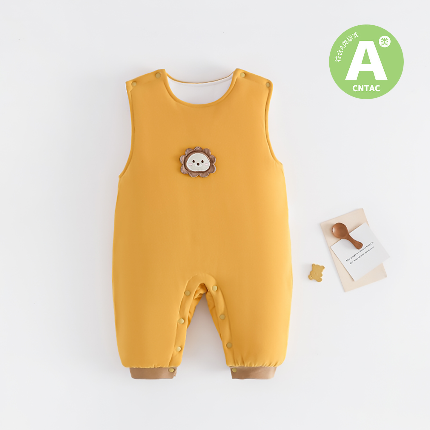 （三）贝适【160克恒温棉背带连体衣】婴幼儿秋冬休闲百搭洋气连体服