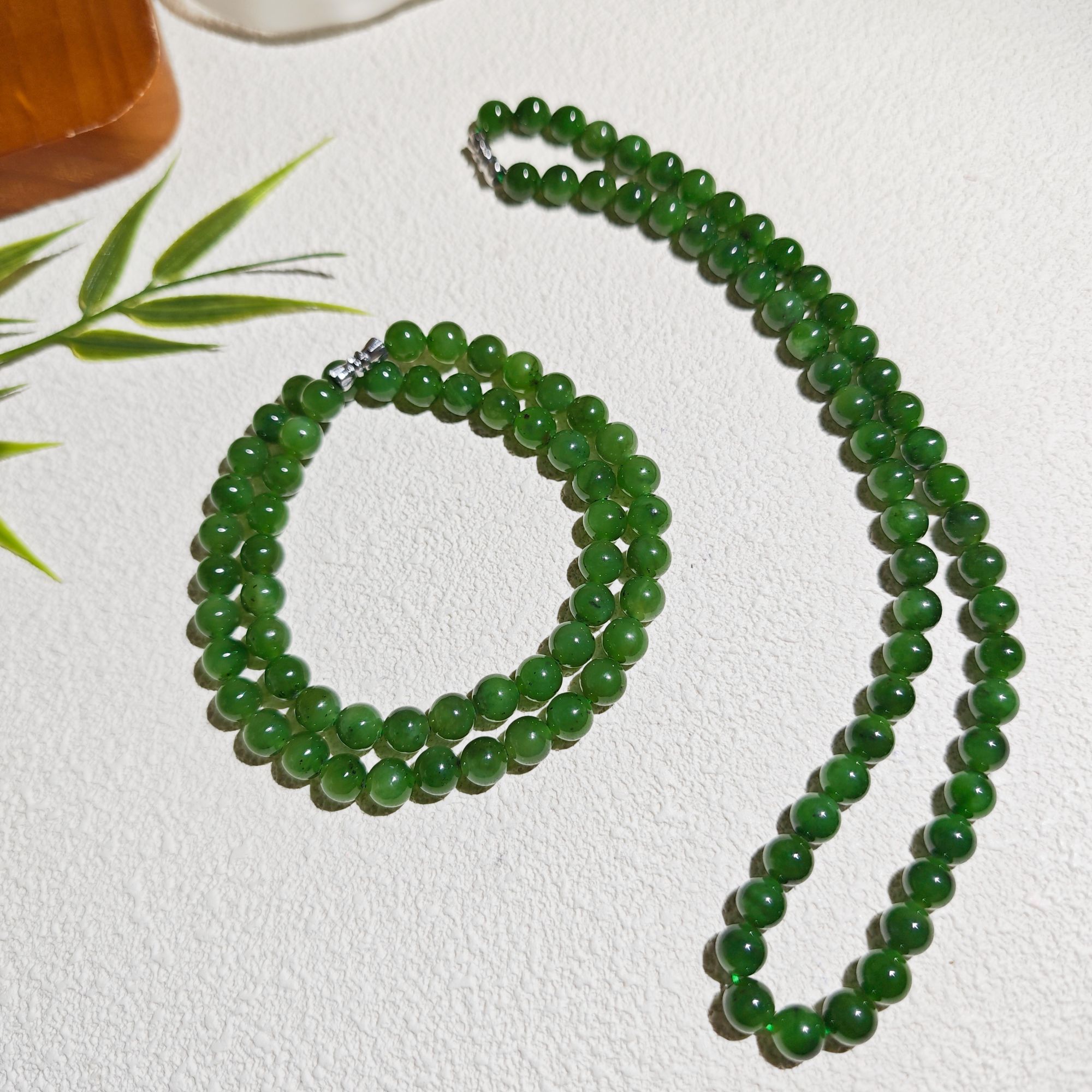 和田玉 时尚碧玉妈妈链 多样性发货 拍一发一 H528