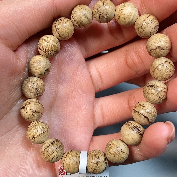 沉香手串天然野达拉干1.0，49