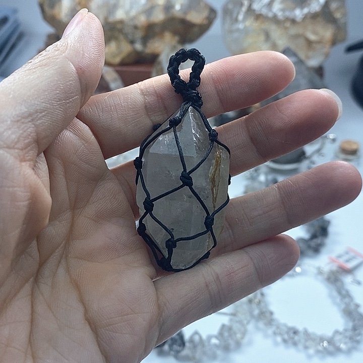 未镶嵌颈饰水晶网兜