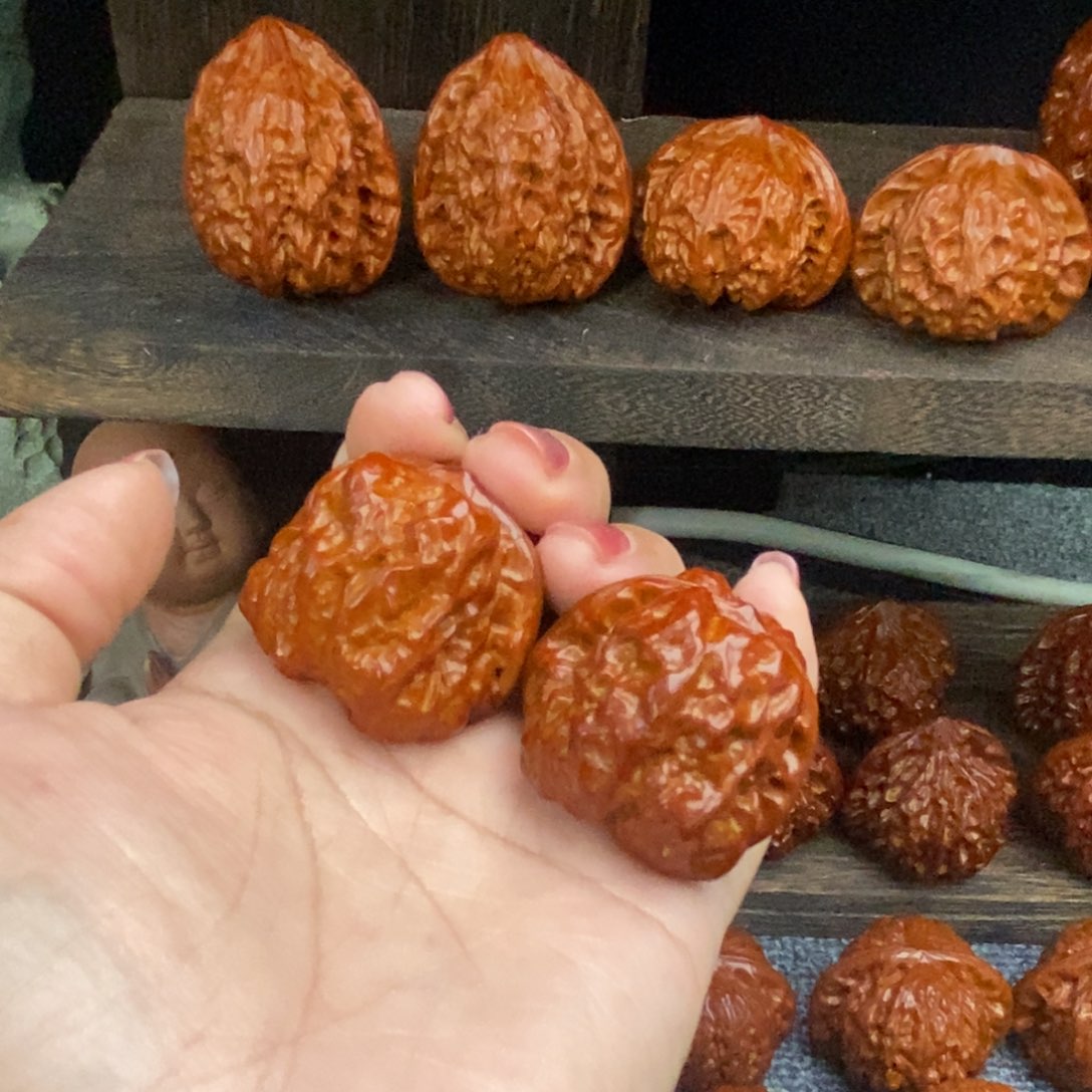 文玩核桃把件k***i蛤蟆12