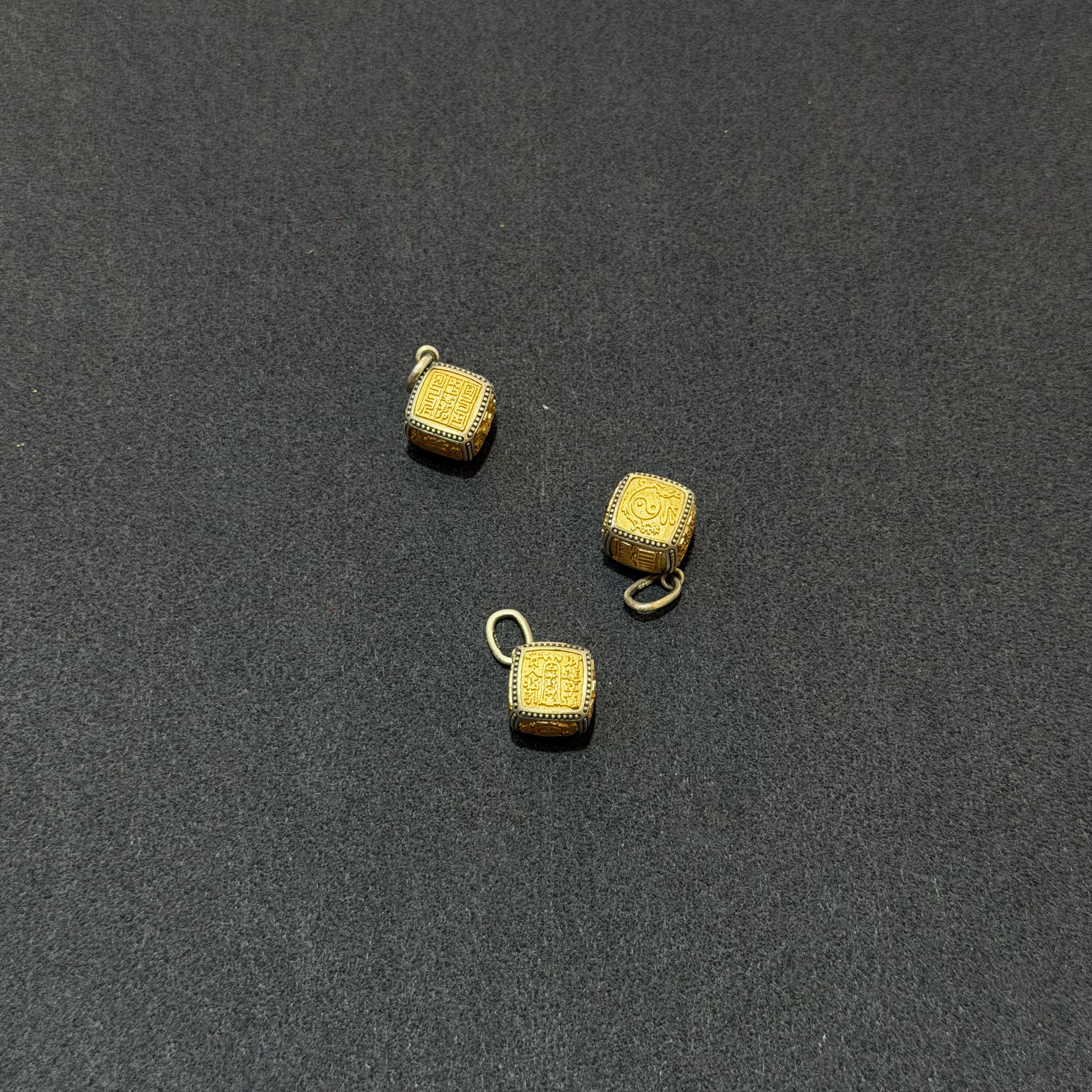 吊坠925银 【云丹拉姆】丨银镶斗姆吊坠多样性发其一