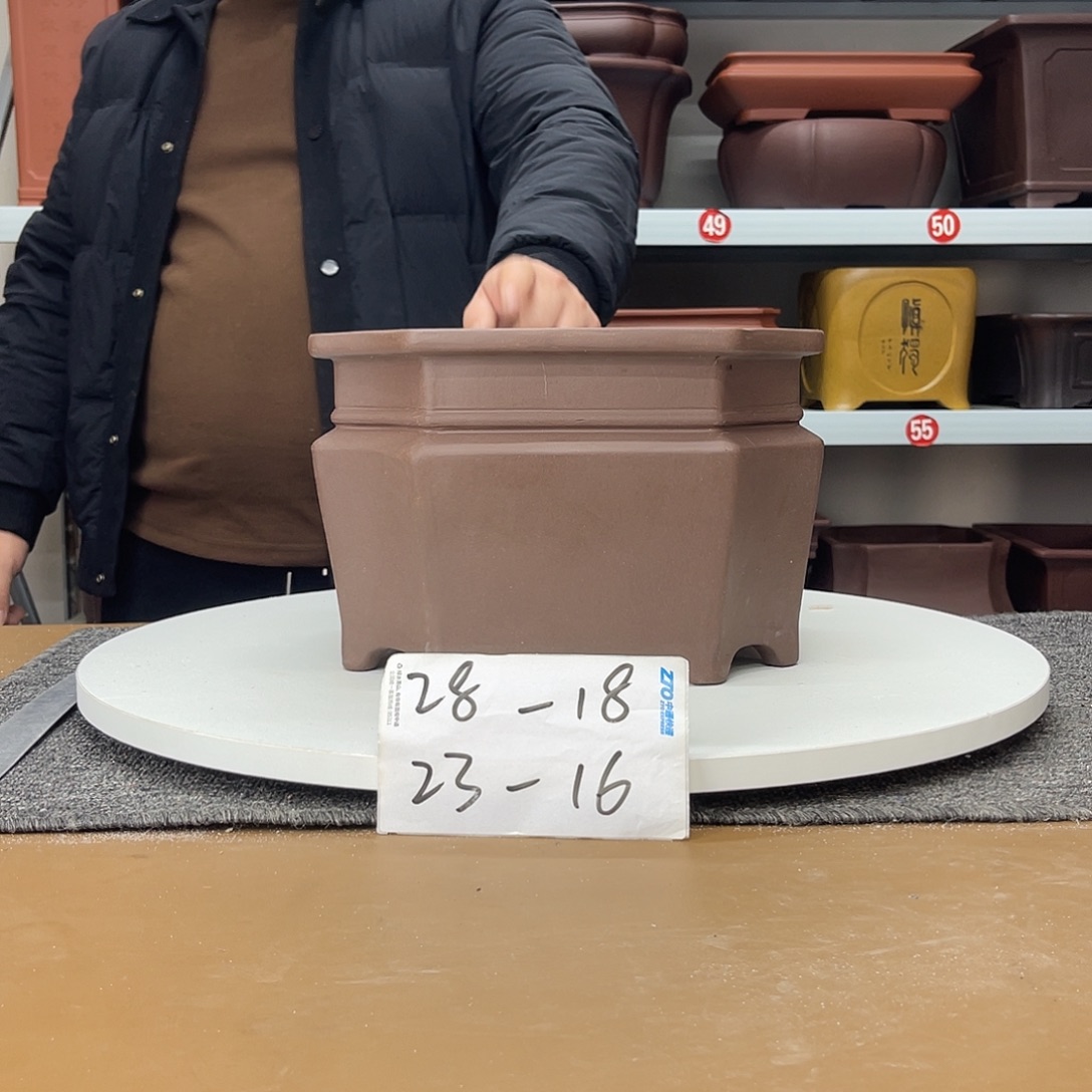 紫砂花盆在上世纪