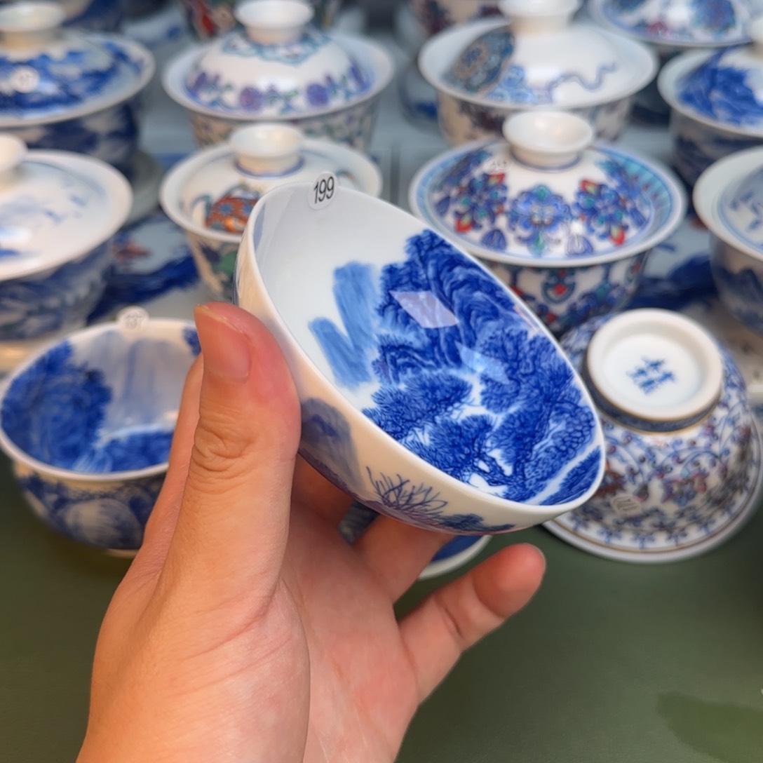 彦祖纯手工手绘茶具199