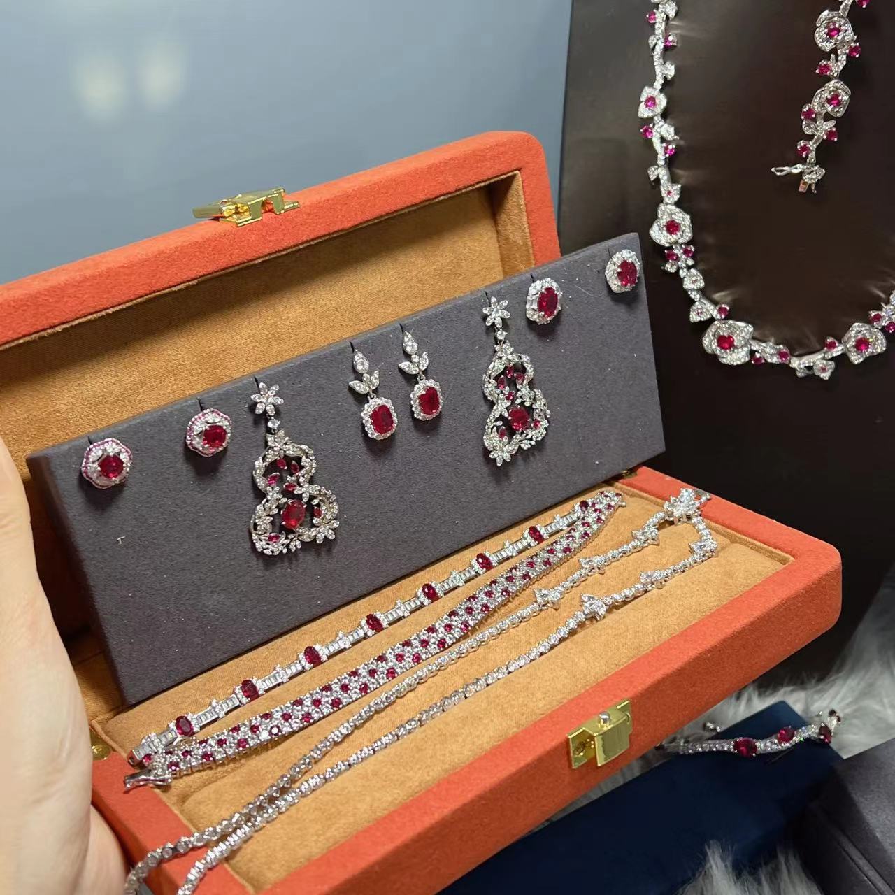 【不梵婚戒】带包装彩色戒指美码圈口-A