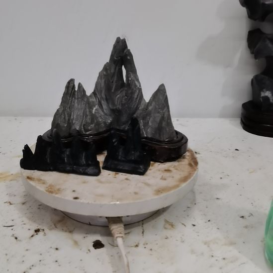 书***有机玻璃灵璧石摆件灵璧石摆件