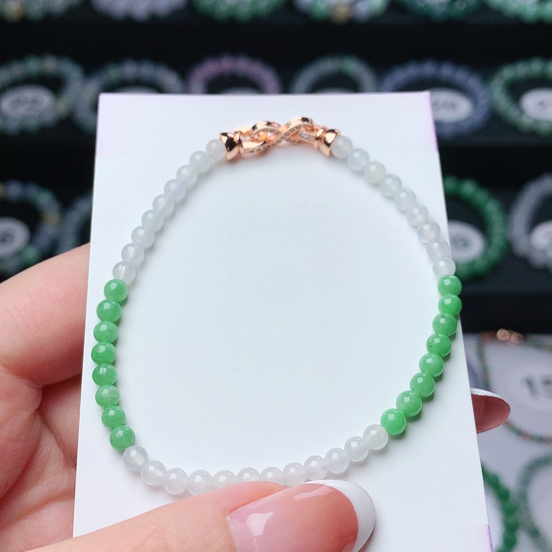 翡翠手链未镶嵌翡翠