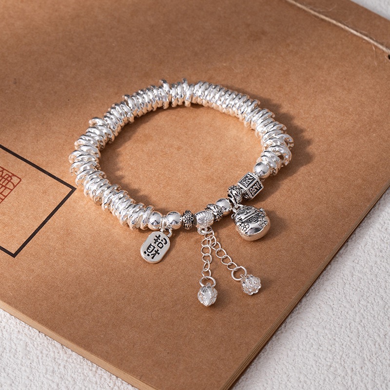  9999新款招财猫盘缠纳福百搭配饰S98