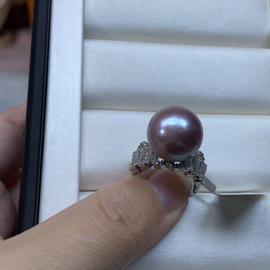 淡水珍珠戒指合金一**富特价006