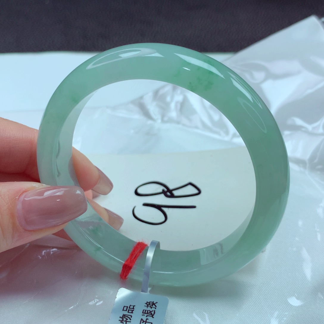 翡翠手镯未镶嵌手镯58