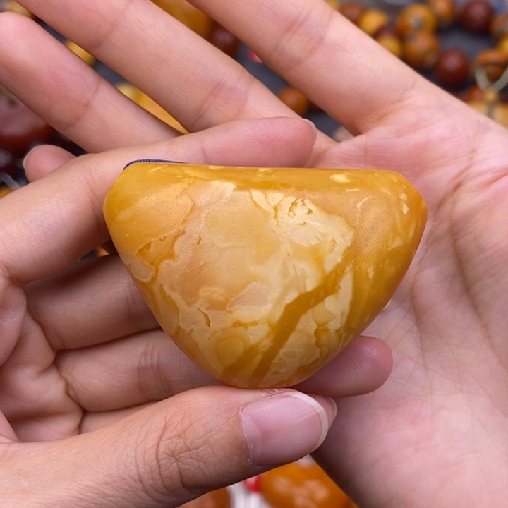 琥珀未镶嵌裸石蜜蜡M
