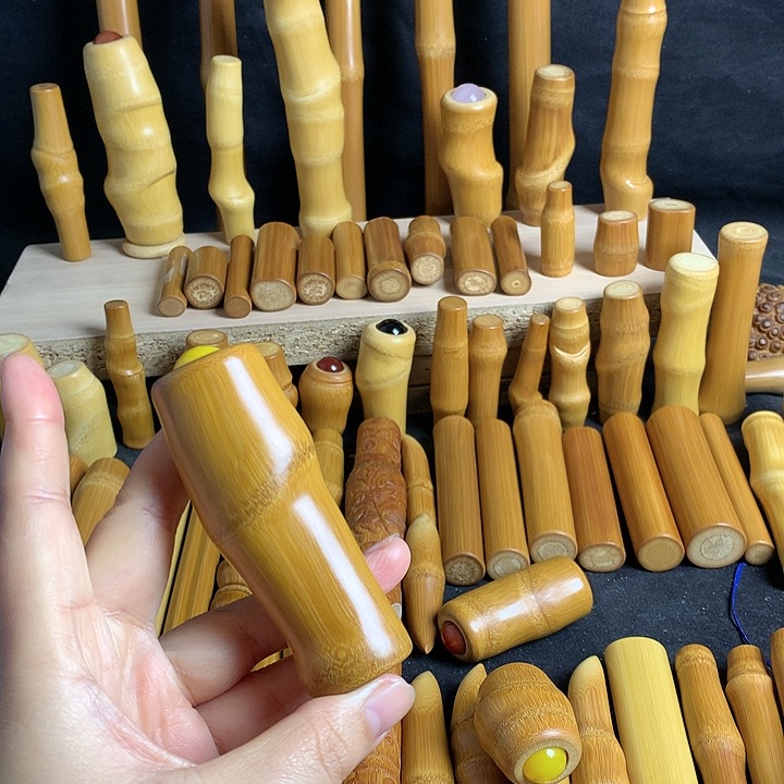 【闪购商品】C*C实心玉竹红皮扁定制珠