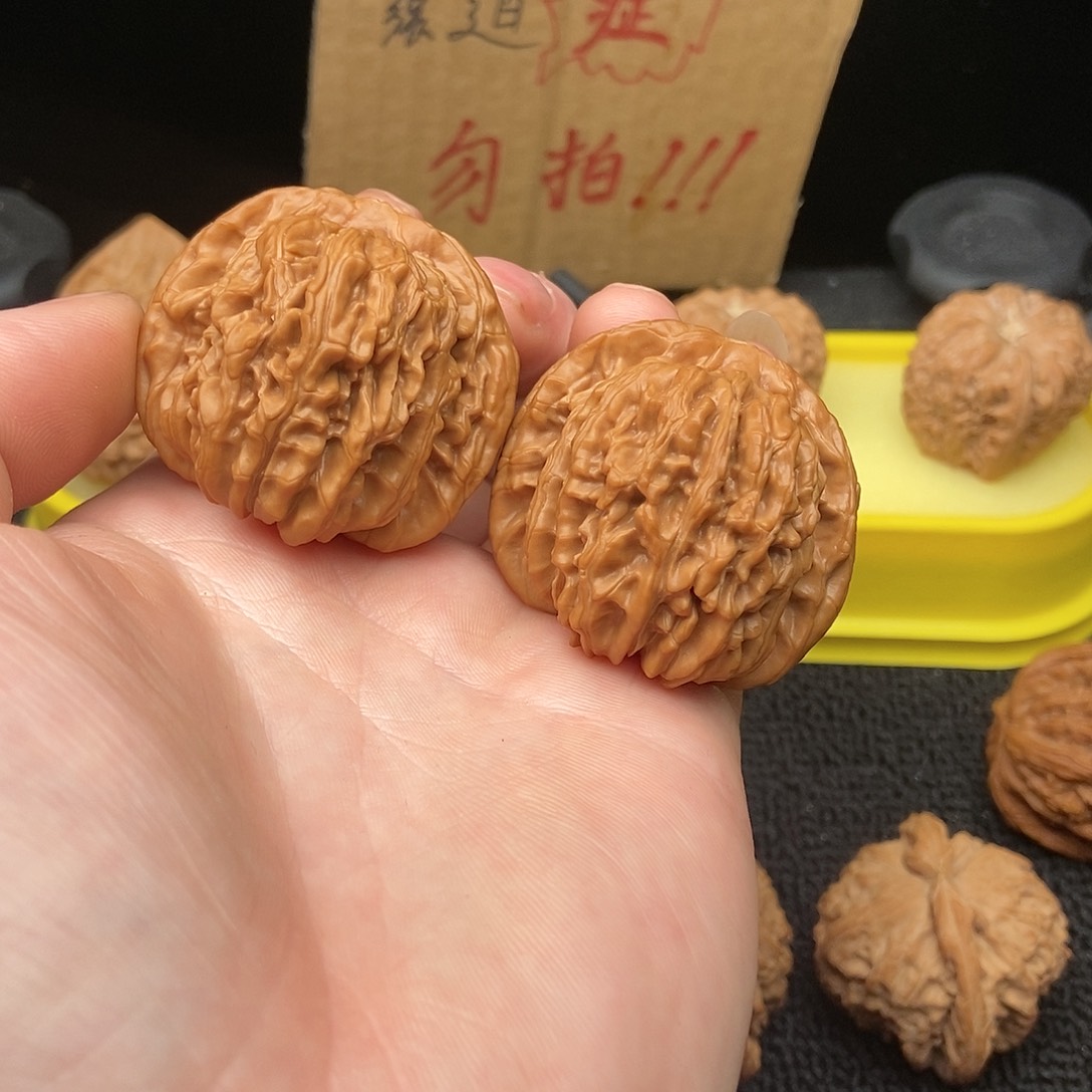 核桃文玩核桃把件四座楼42