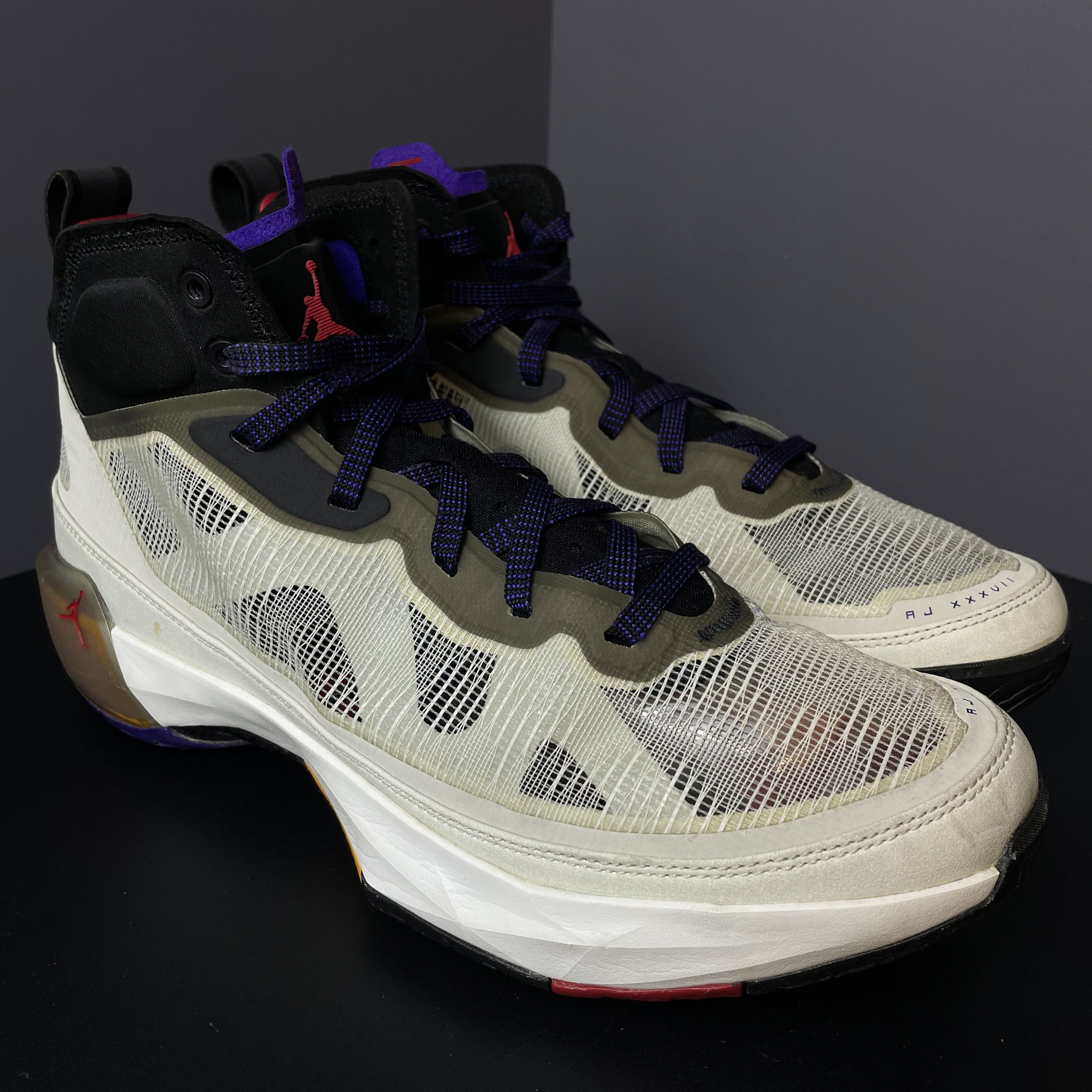 90新 NIKE/耐克 44.5码 Air Jordan37 AJ37 篮球鞋 无盒