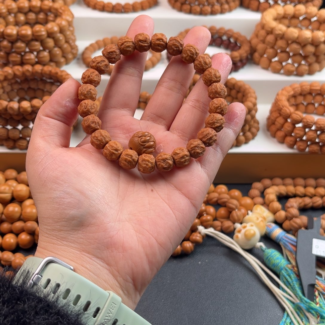 看****猴头核桃手串全品无暇龙蛇之变➕雕刻配饰