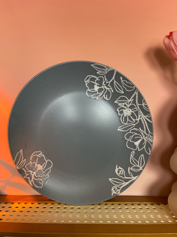 968手绘浮雕家用简约菜盘