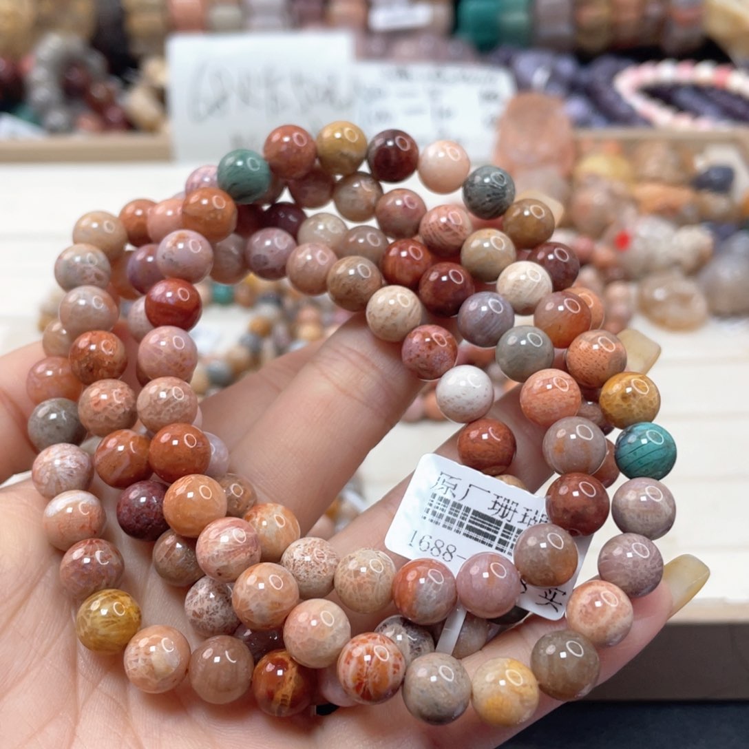 未镶嵌手链硅化玉优****383