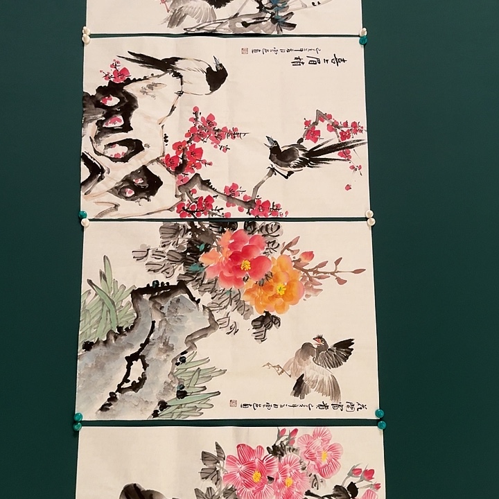 国画云老师画作画作