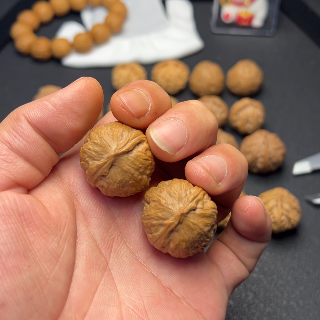 把件文玩核桃大方墩