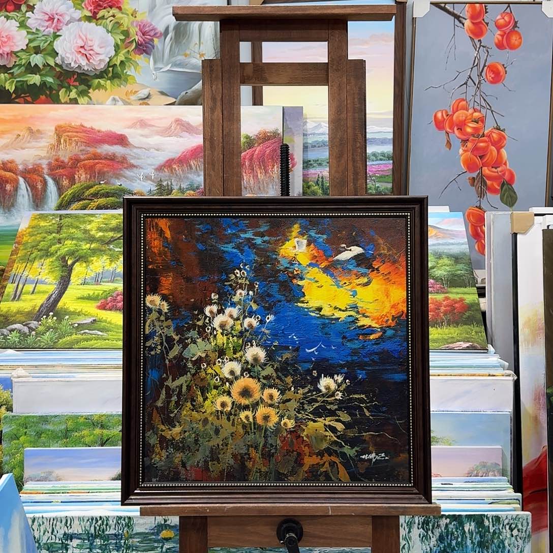 油画6868油画作品入选全国美展和