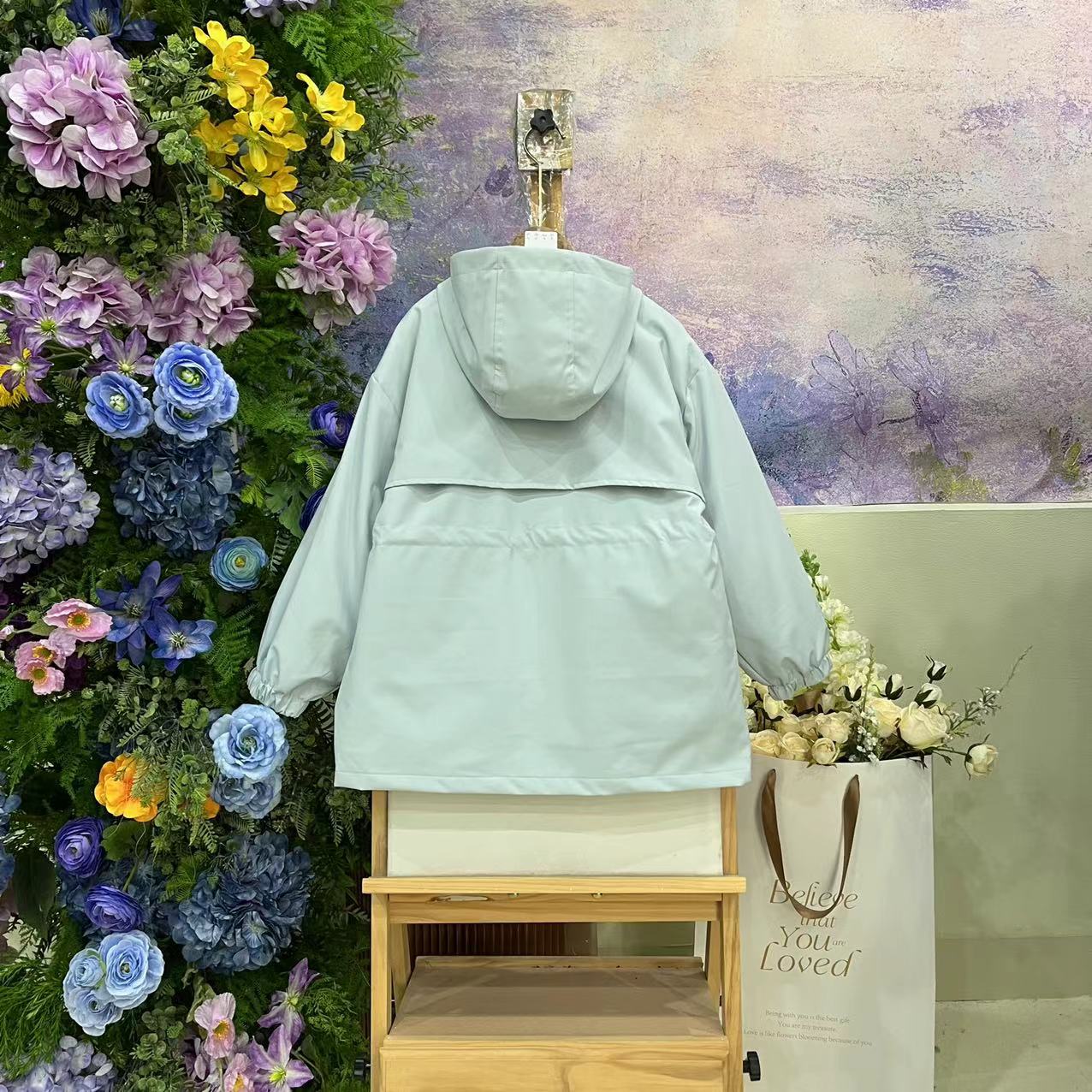 516C浅蓝外套q076