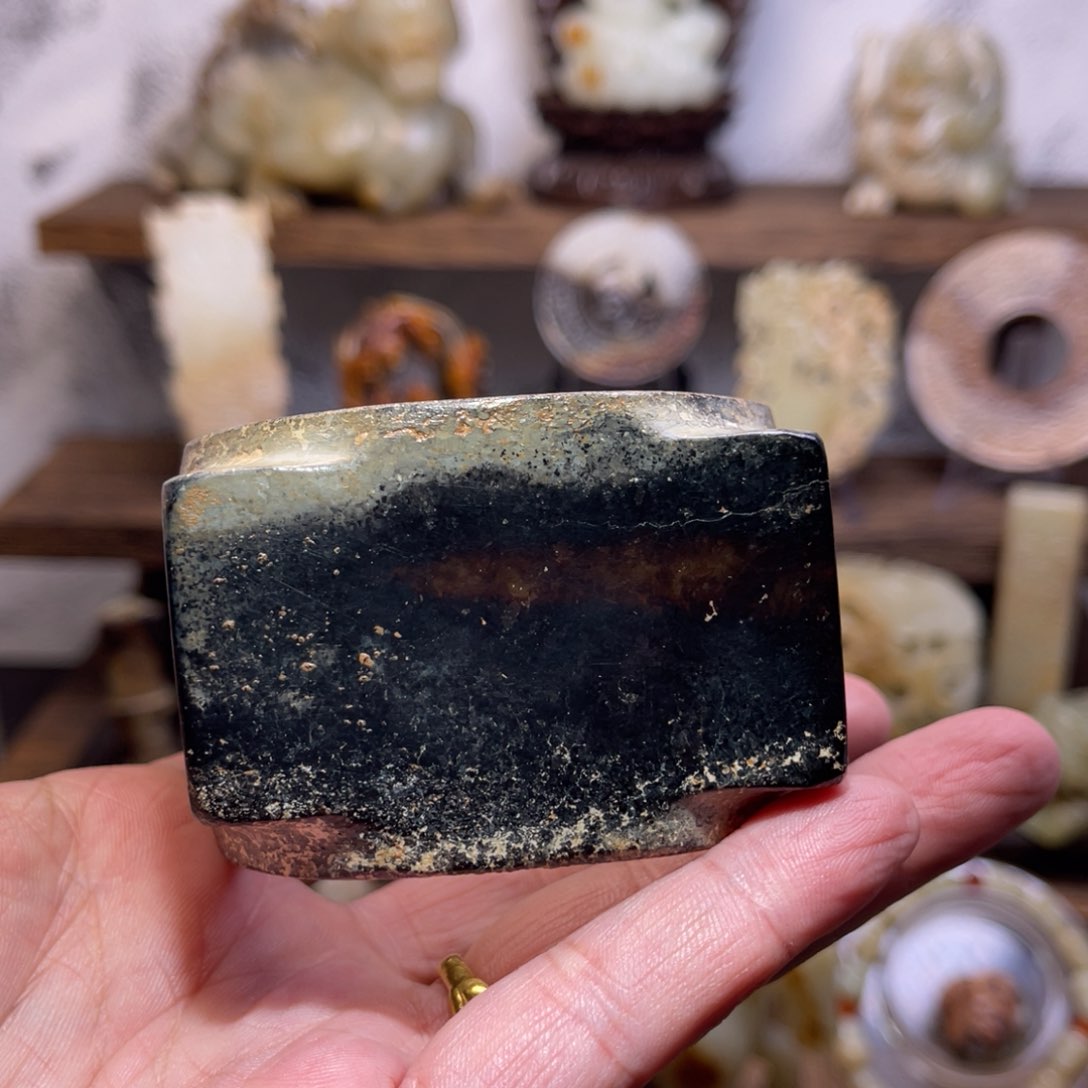 和田玉把件未镶嵌老*奉