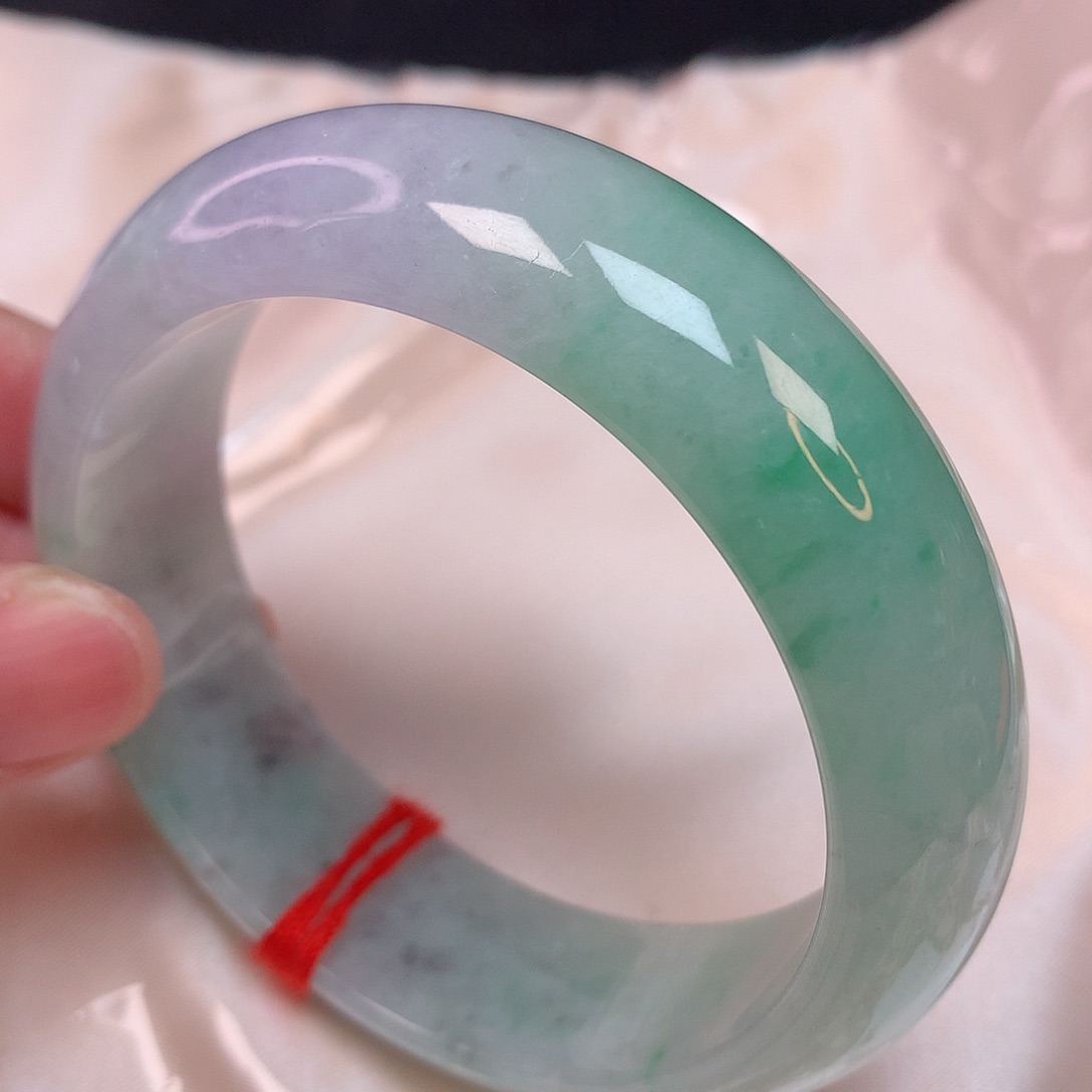 翡翠手镯未镶嵌文*58 翡翠手镯