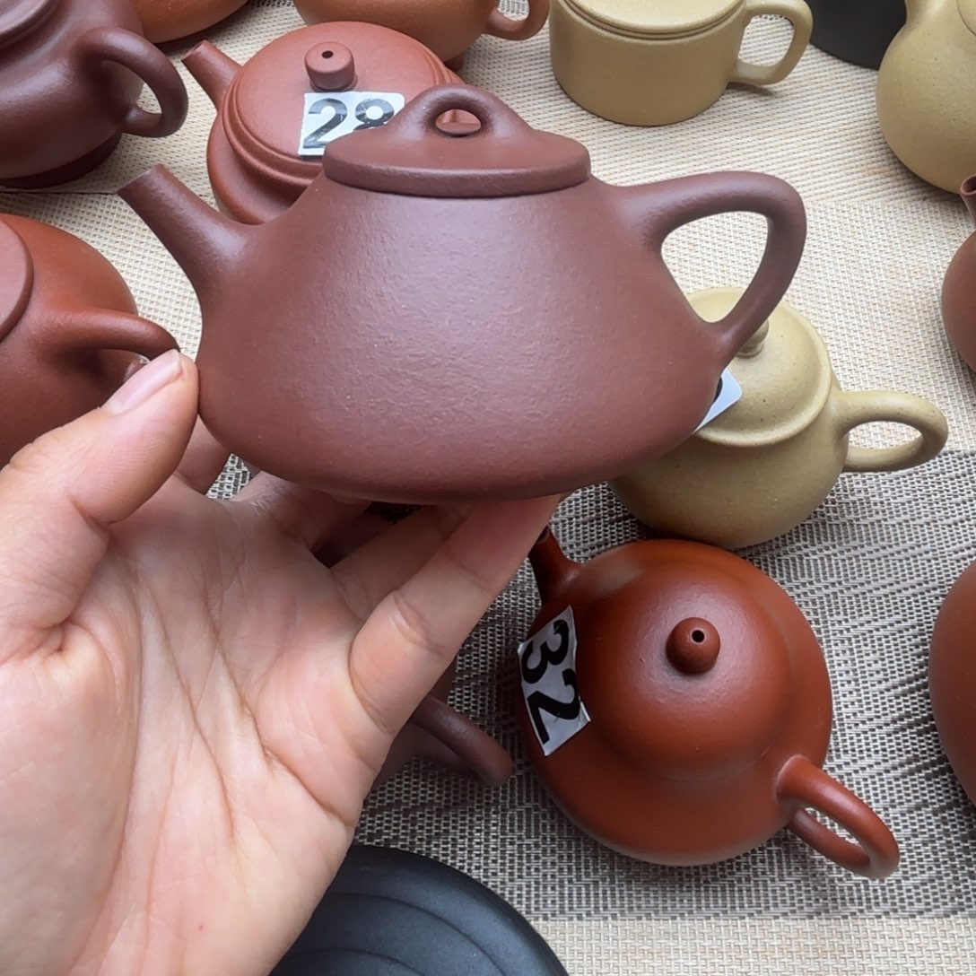 紫砂茶壶紫泥子冶150cc微瑕封釉