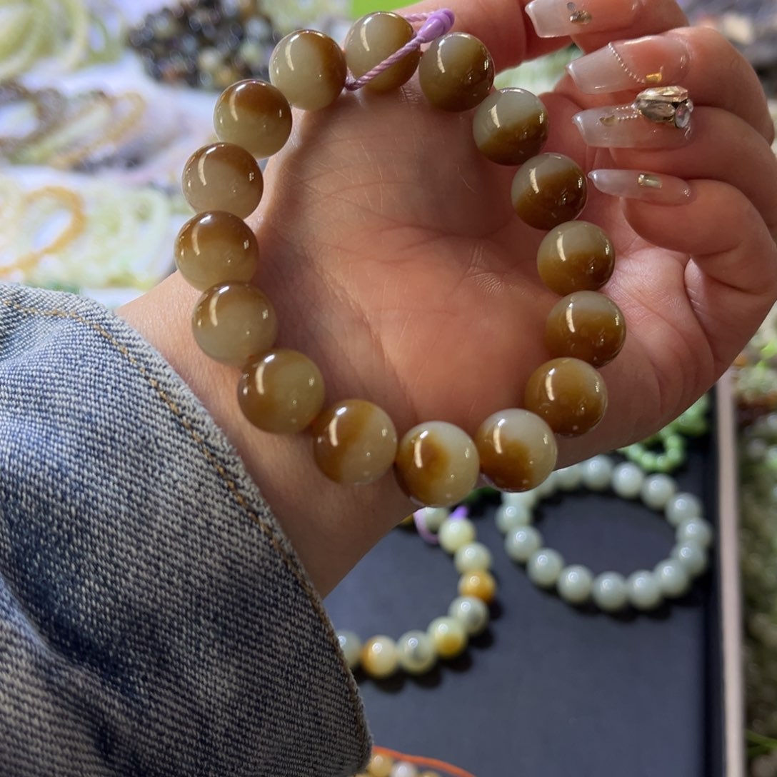 和田玉（糖玉）手链未镶嵌