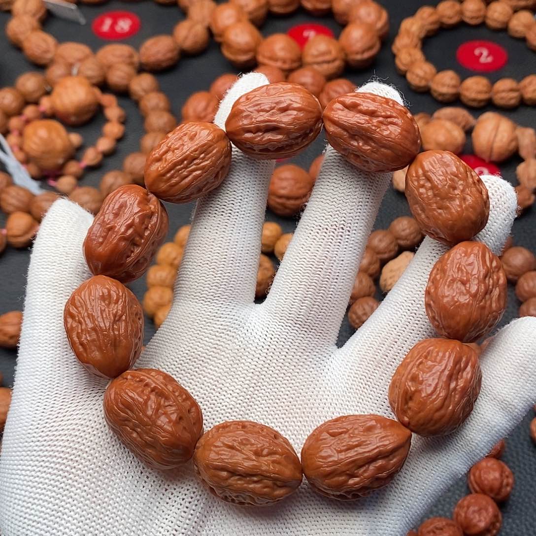 文玩核桃手串金枕大枣