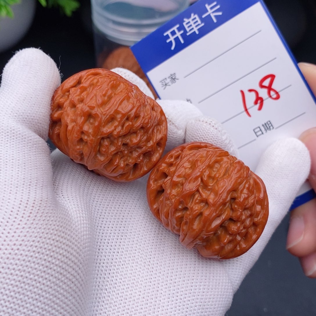 文玩核桃把件40磨盘138