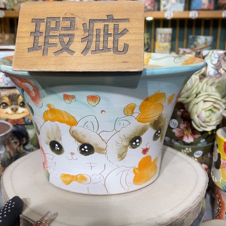 红陶景德镇艺术手绘作品