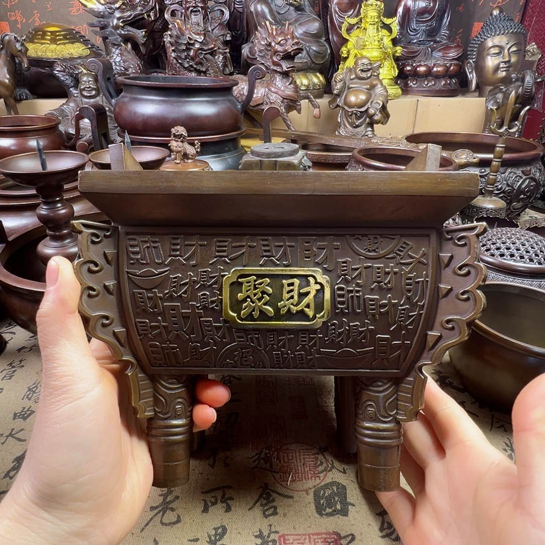 铜香炉铜工艺品摆件