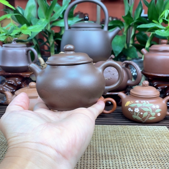 茶壶紫砂老紫泥180c c