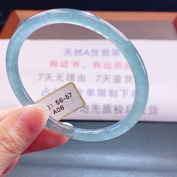 翡翠未镶嵌手镯翡翠手镯61