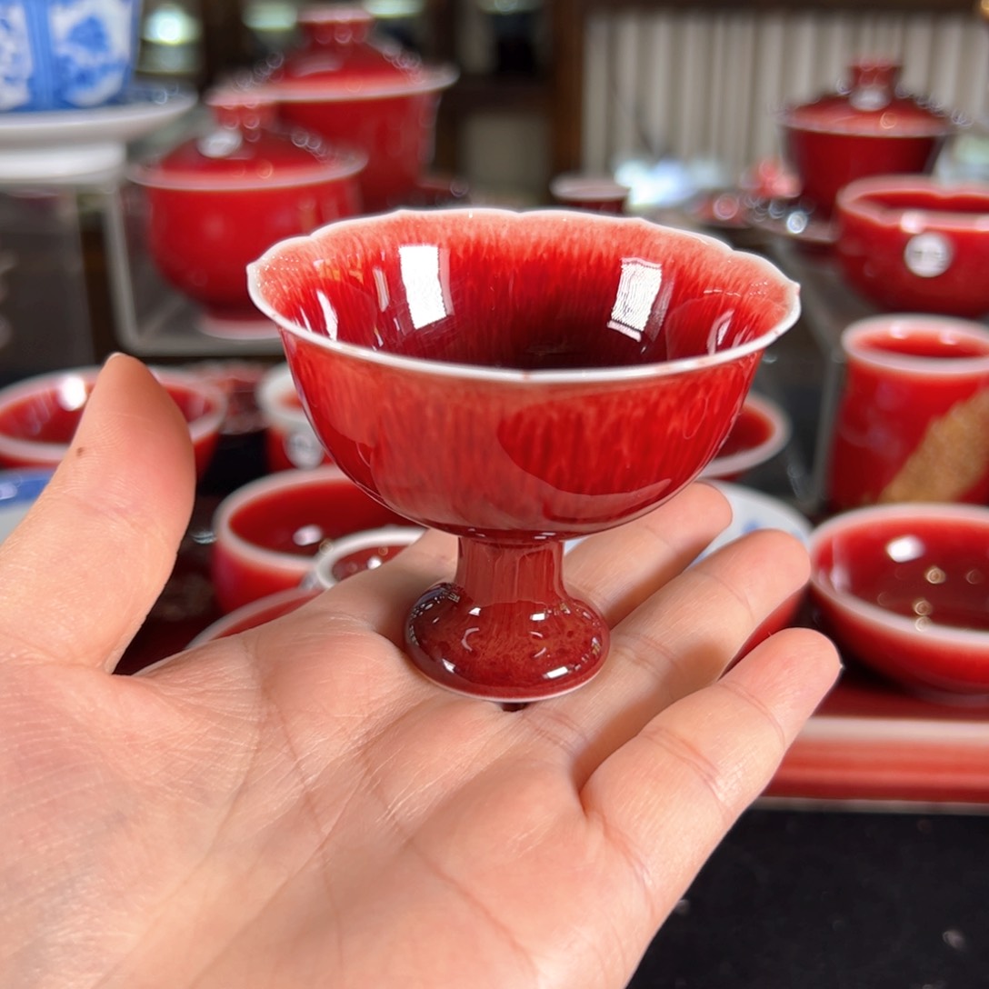 杯子景德镇原矿郎红杯女神节福利