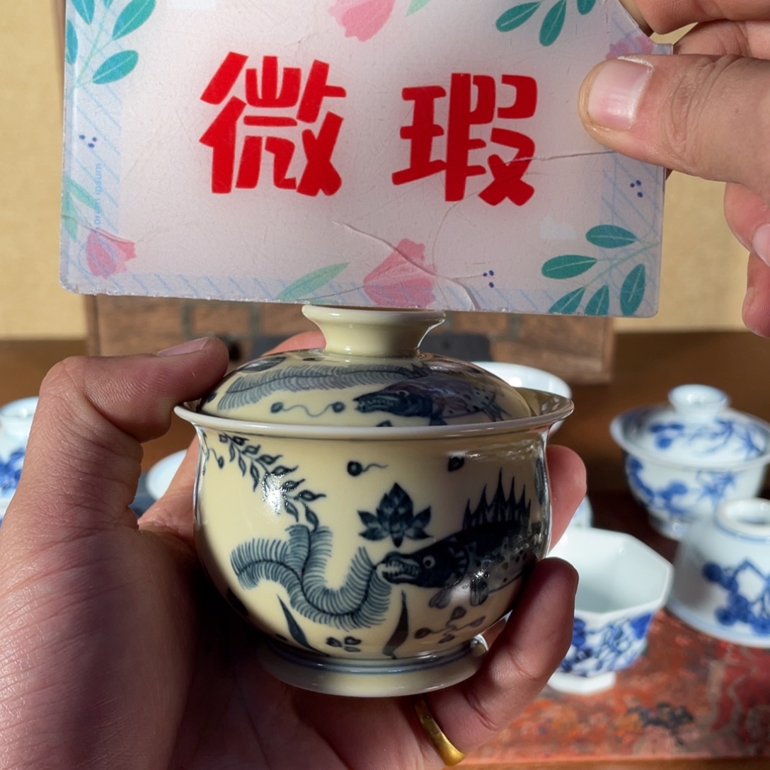 瓷摆件景德镇陶瓷老陶