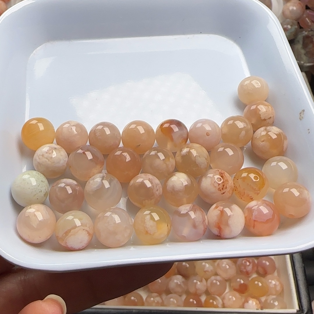 未镶嵌玛瑙/玉髓珠宝半成品